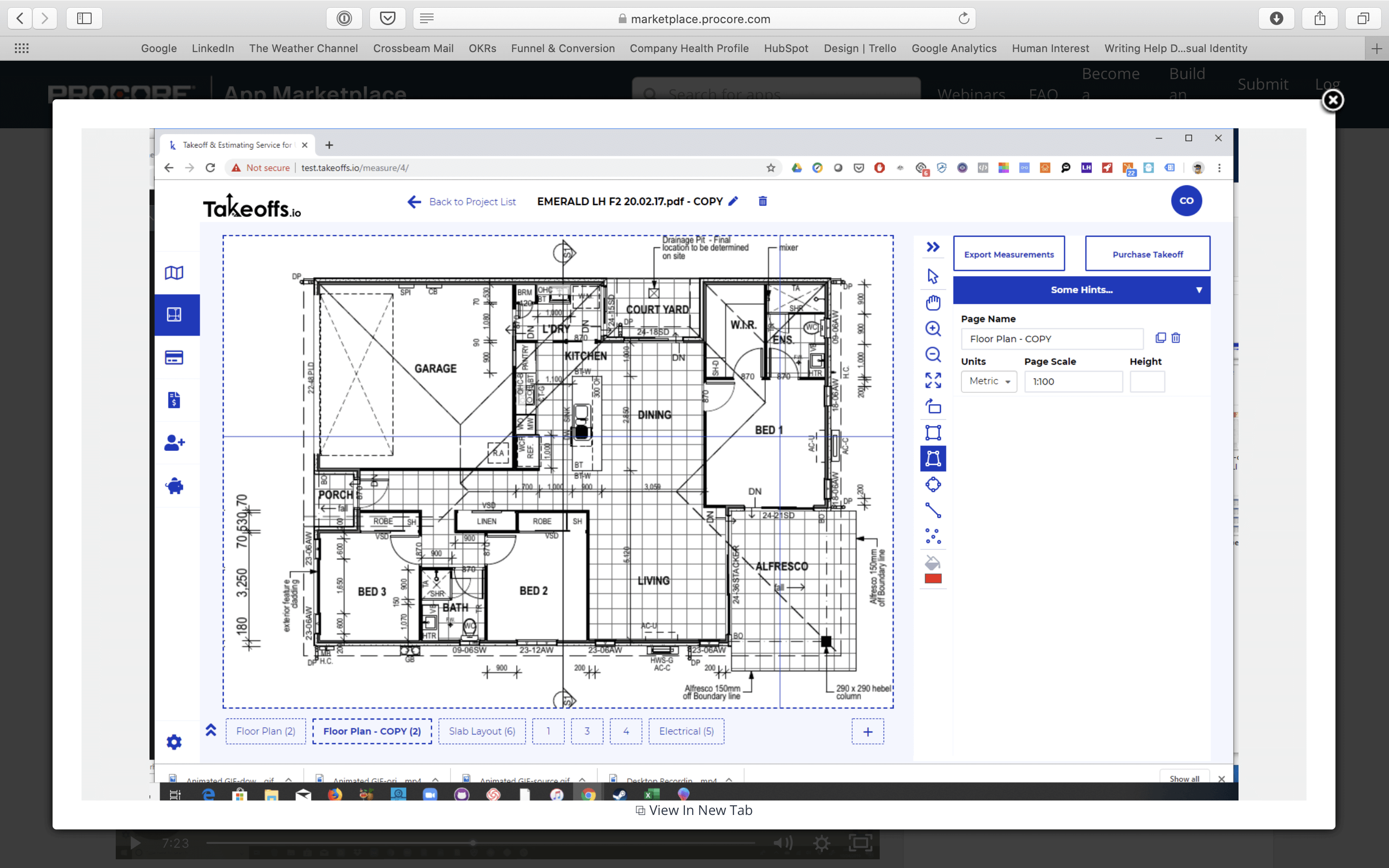 Procore Joyne screenshot blueprint