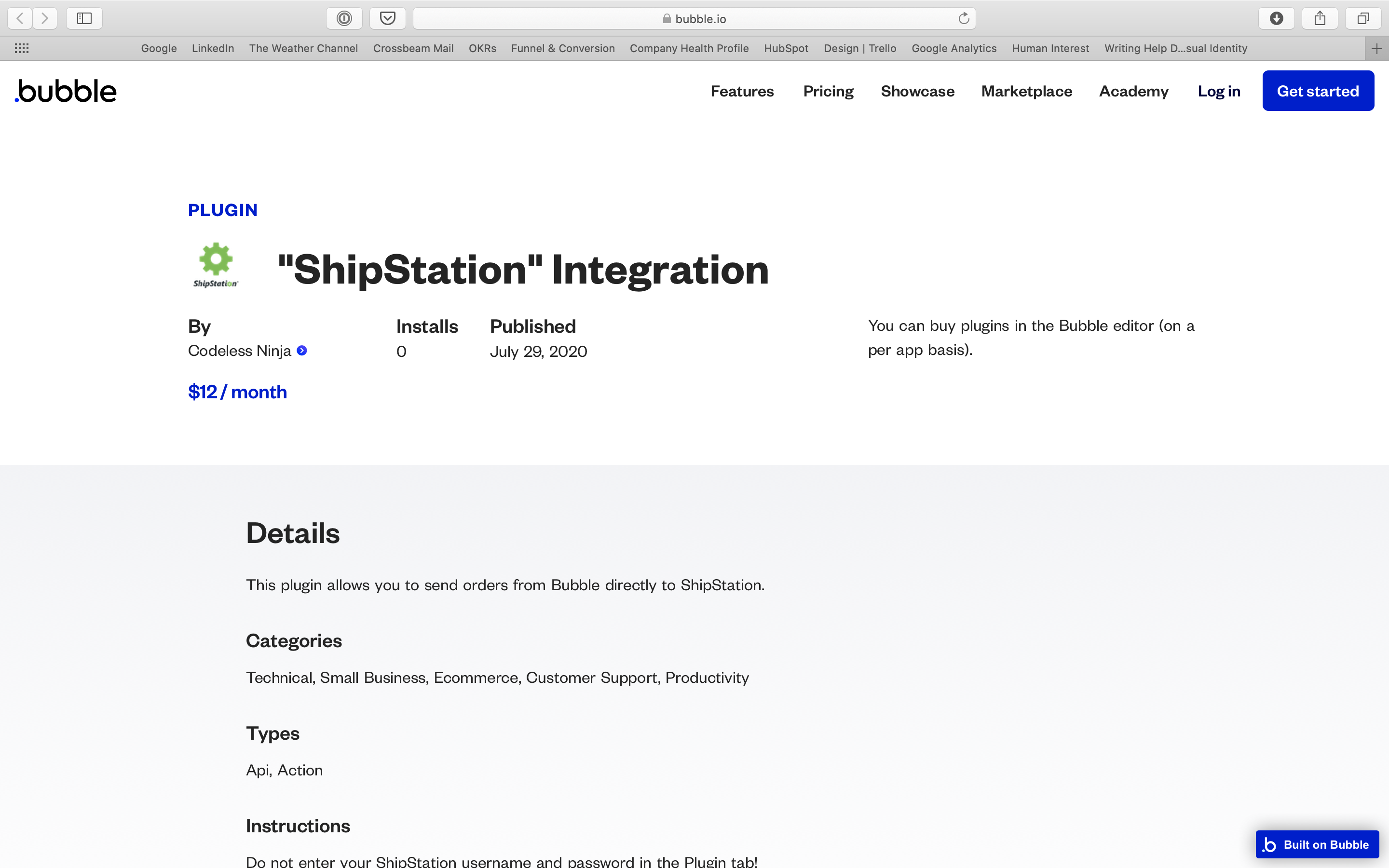 ShipStation Bubble plugin