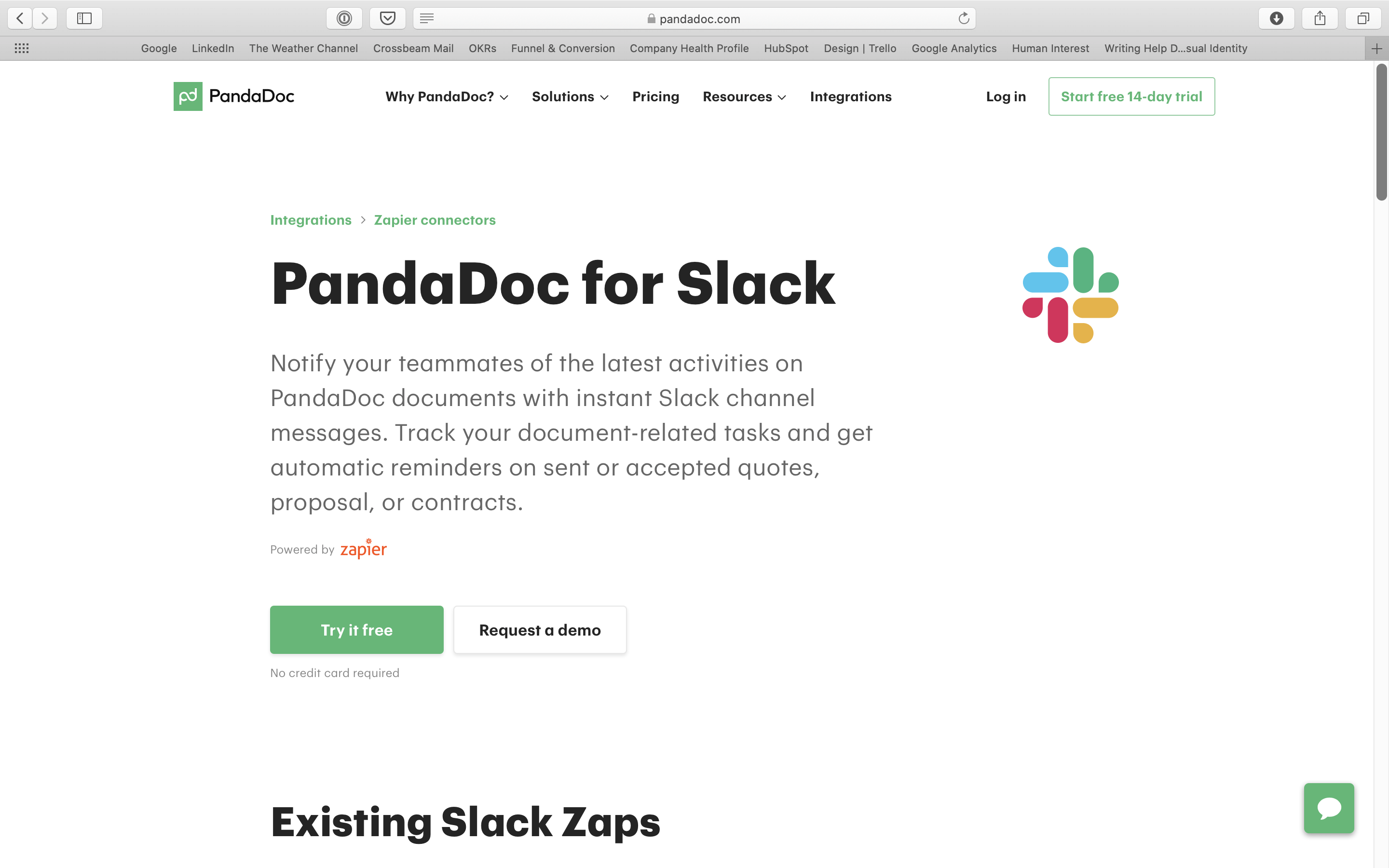 PandaDoc for Slack