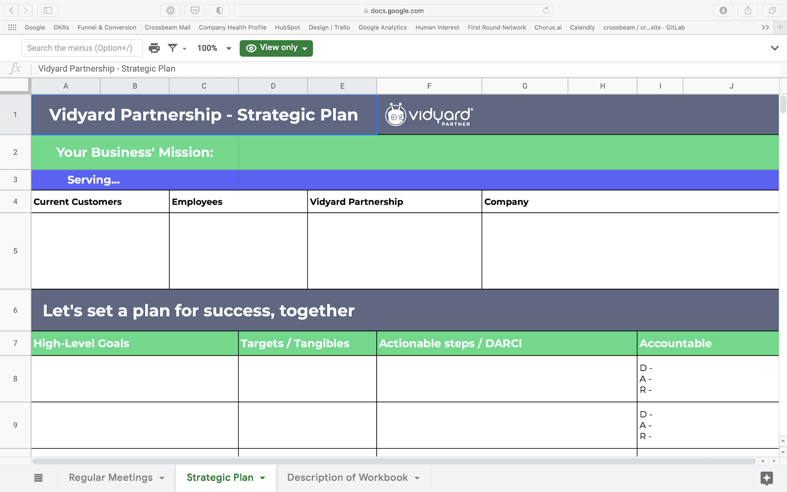 Vidyard partnership strategic plan