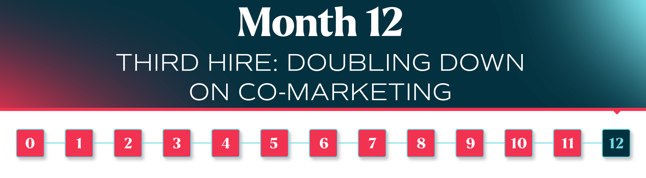 Month 12: Third Hire: Doubling down on co-marketing